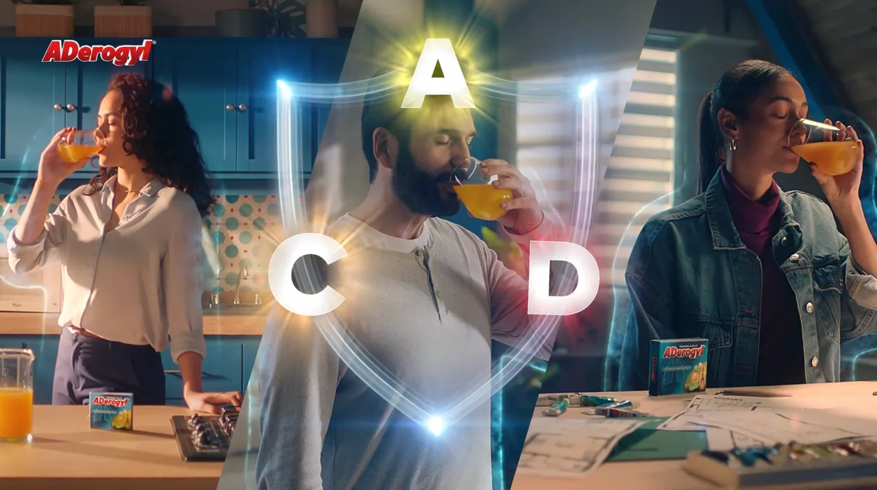 Key visual of the Aderogyl campaign